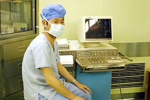 検査技師によるモニタリング